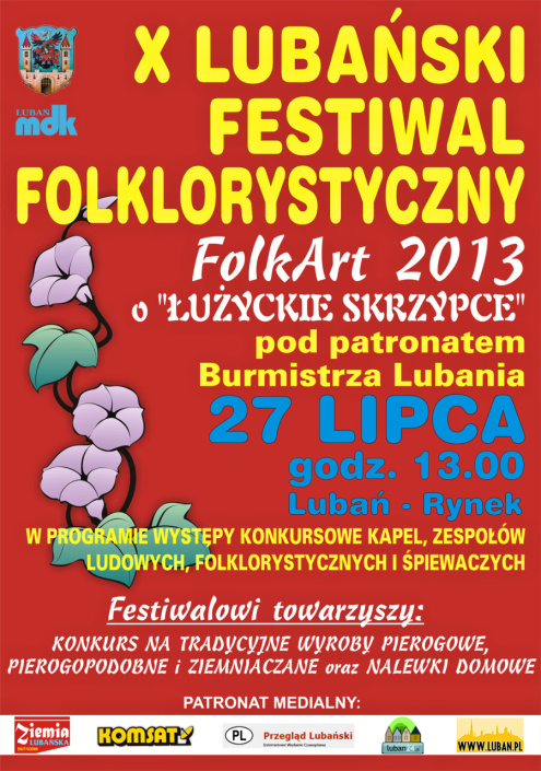 X Lubański Festiwal Folklorystyczny - FOLKART 2013